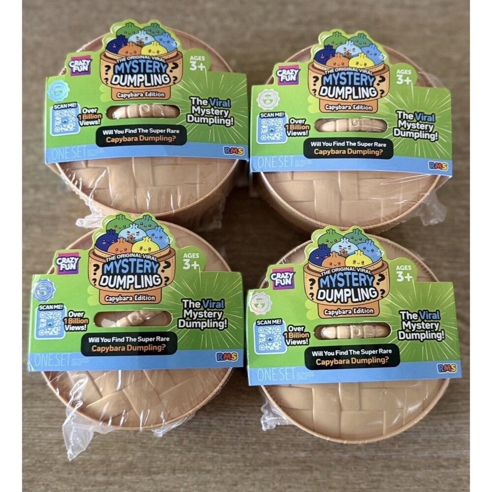 JUST RELEASED RMS Capybara Edition Dumpling Bundle- set of 4 !!VIRAL & SEALED!!